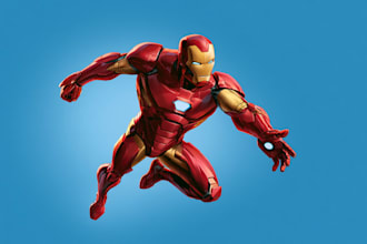 create comic book and custom illustration