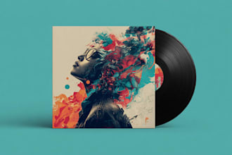 design album cover art or single cover artwork