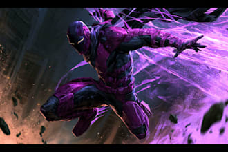 comic book illustration with comic book illustrator