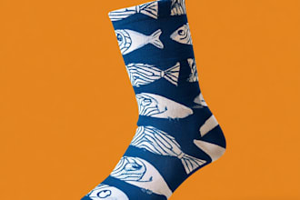 unique socks design and custom socks design