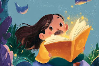 children story book illustration children story children