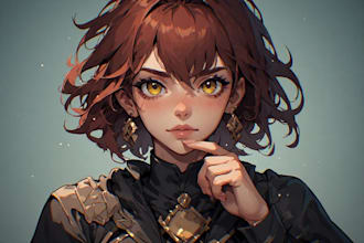 design characters oc art, fanart, dnd, anime, fantasy sci fi
