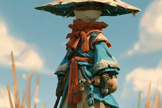 draw 2d game character or 2d game character