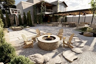 design a site plan and landscape plan