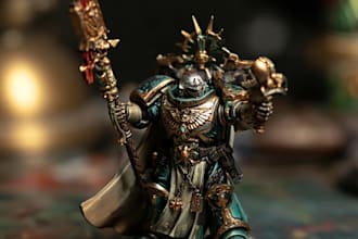 paint your warhammer 40k, sigmar and dnd miniatures