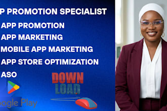 promote your mobile app and increase app visibility and download