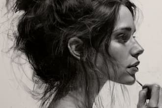 create detailed charcoal pencil artwork