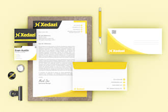 premium stationery design for businesses and startups