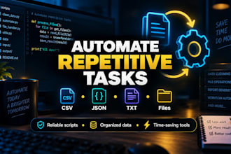 create a custom python script to automate your task