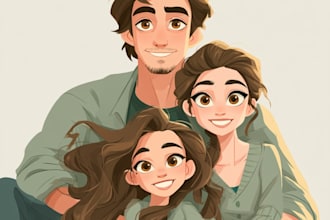 do disney cartoon portrait