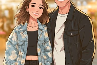 design couple portrait wedding portrait