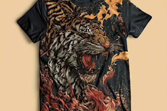create unique clothing designs with custom apparel artwork