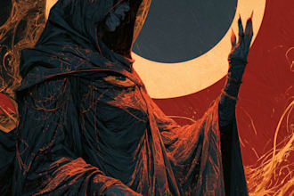 design professional tarot card illustrations for your project