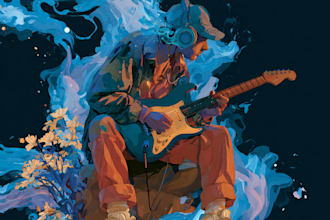 design creative album cover, single cover and song cover art