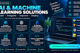 design custom ai models, machine learning and deep learning