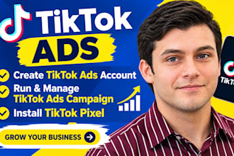 do tiktok ads account, run and manage tiktok ads campaign, install tiktok pixel