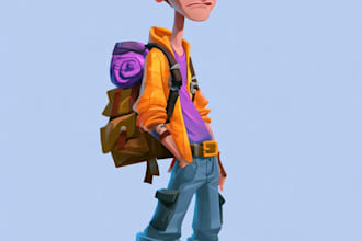 draw 2d game character or 2d game character