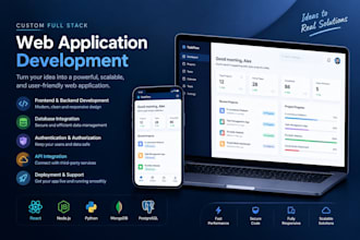 do software development, develop custom saas web application, ai web application