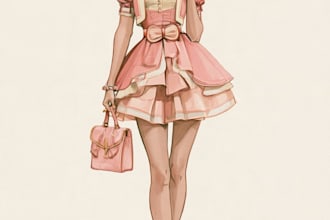 draw a fashion illustration