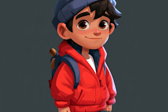 draw professional 2d game character artwork