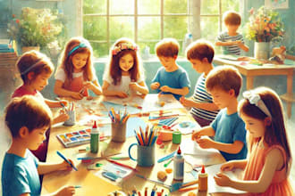 design children story book illustration art