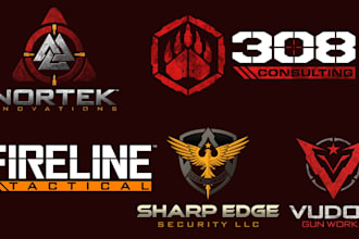 design custom military tactical army logo design