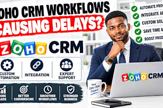setup zoho CRM with custom automation and integration, zoho CRM expert