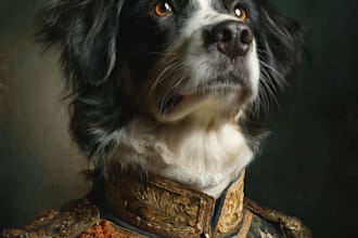 turn your pet into a renaissance royal portrait
