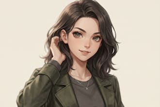 draw fast anime, semi realistic art and fan art