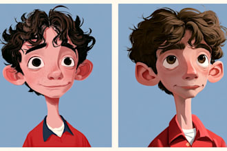create unique and funny caricature art