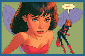 create comic book and custom illustrations