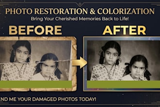 fix old, blurry, or torn photos and bring them back to life