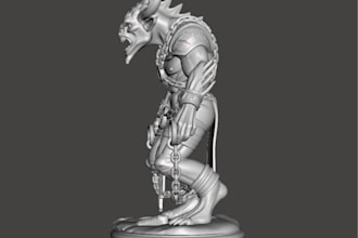 sculpt and optimize 3dmodel for printing,human model,3dfigurine and collectibles