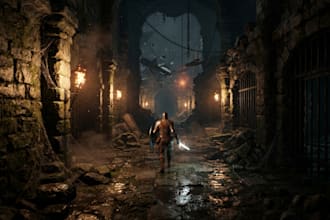 develop a unity PC game, 2d 3d game, steam game and custom gameplay systems