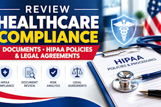 review healthcare compliance documents hipaa policies and legal agreements