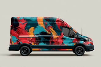 awesome car wrap design