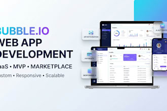 develop a custom bubble io web app, saas, mvp marketplace, bloxburg house