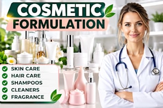 be your cosmetic formulation chemist and product developer