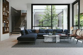 renovate modern house facade design, space planning bedroom, kitchen, dinning