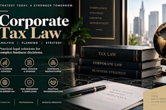 provide corporate tax law advice tax planning and legal analysis