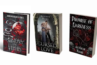 design a dark romance book cover for amazon KDP and ebook