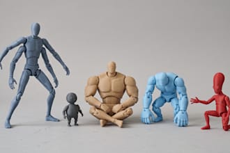 create custom 3d articulated models flexi toys print in place stl 3d printing