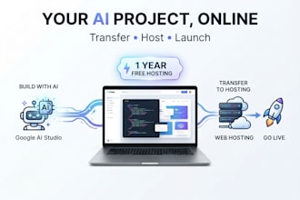 migrate you website or web app google ai studio  to hostinger