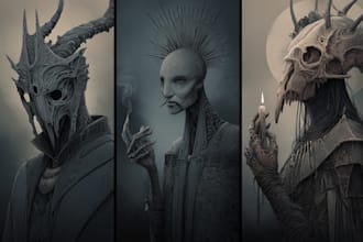 fantasy horror and fantasy horror character