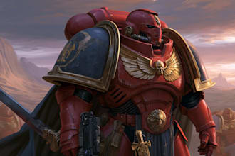 make a warhammer 40k art