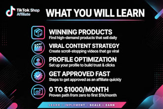be your tiktok shop affiliate marketing coach and mentor