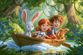 children book illustration and children book illustration