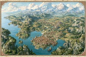 draw a custom map illustration