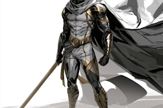 superhero comic book art and illustration