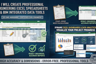 create custom excel spreadsheets for engineering calculations